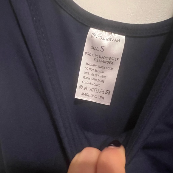 Brand new navy maternity dress size small - Picture 2 of 2